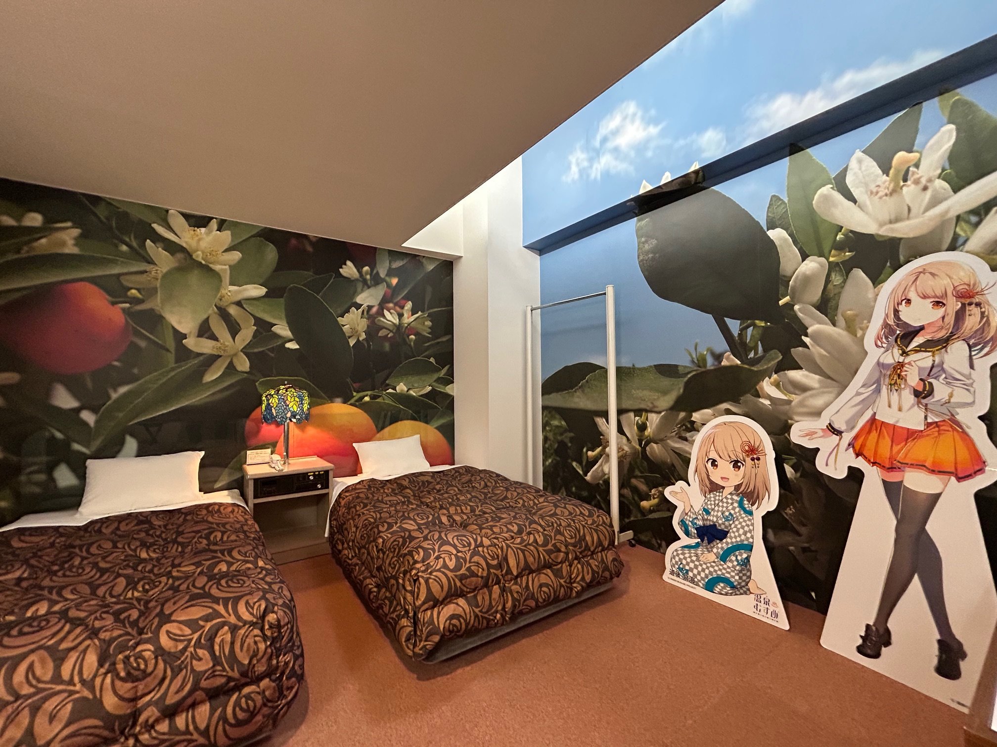 【1部屋限定 温泉むすめコラボプラン】道後泉海ちゃんが大好きなみかんのお部屋に滞在 (素泊り)